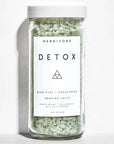 DETOX BATH SALTS on white background