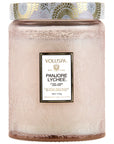 PANJORE LYCHEE LARGE JAR CANDLE on white background