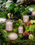 Panjore Lychee Candle collection in nature scene