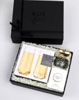 BOXFOX Pop Fizz Clink gift box also available in Matte Black.
