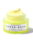Super Nova Brightening Eye Cream without lid on white background.