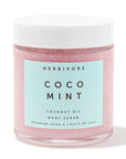 COCO Mint Body Scrub by Herbivore on White Background