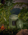 Temple Moss Medium Glass Jar Candle