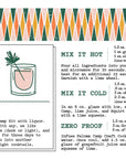 Instructions for Paloma Camp Craft Cocktail Infusion Kit