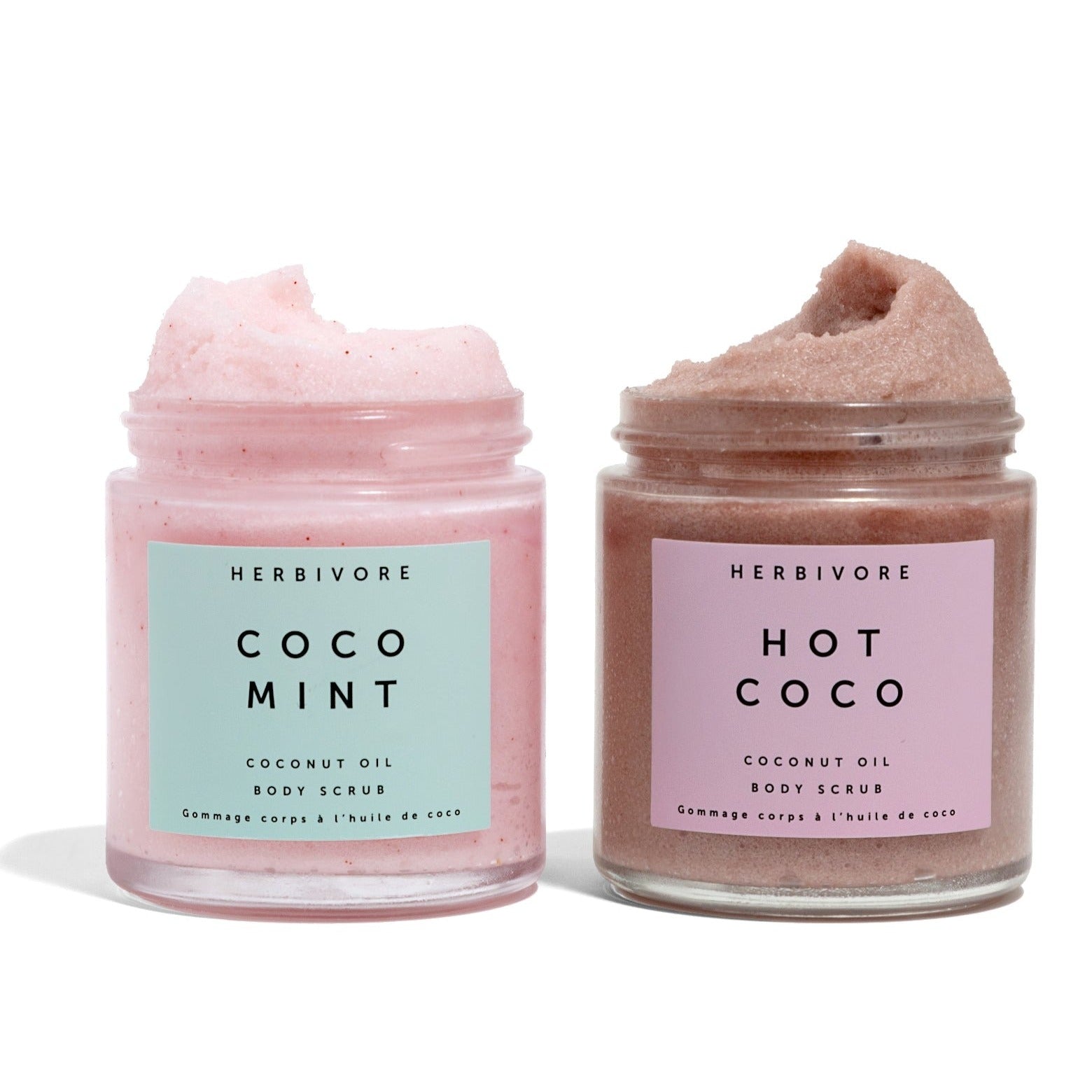 Both limited edition scents of the body scrub