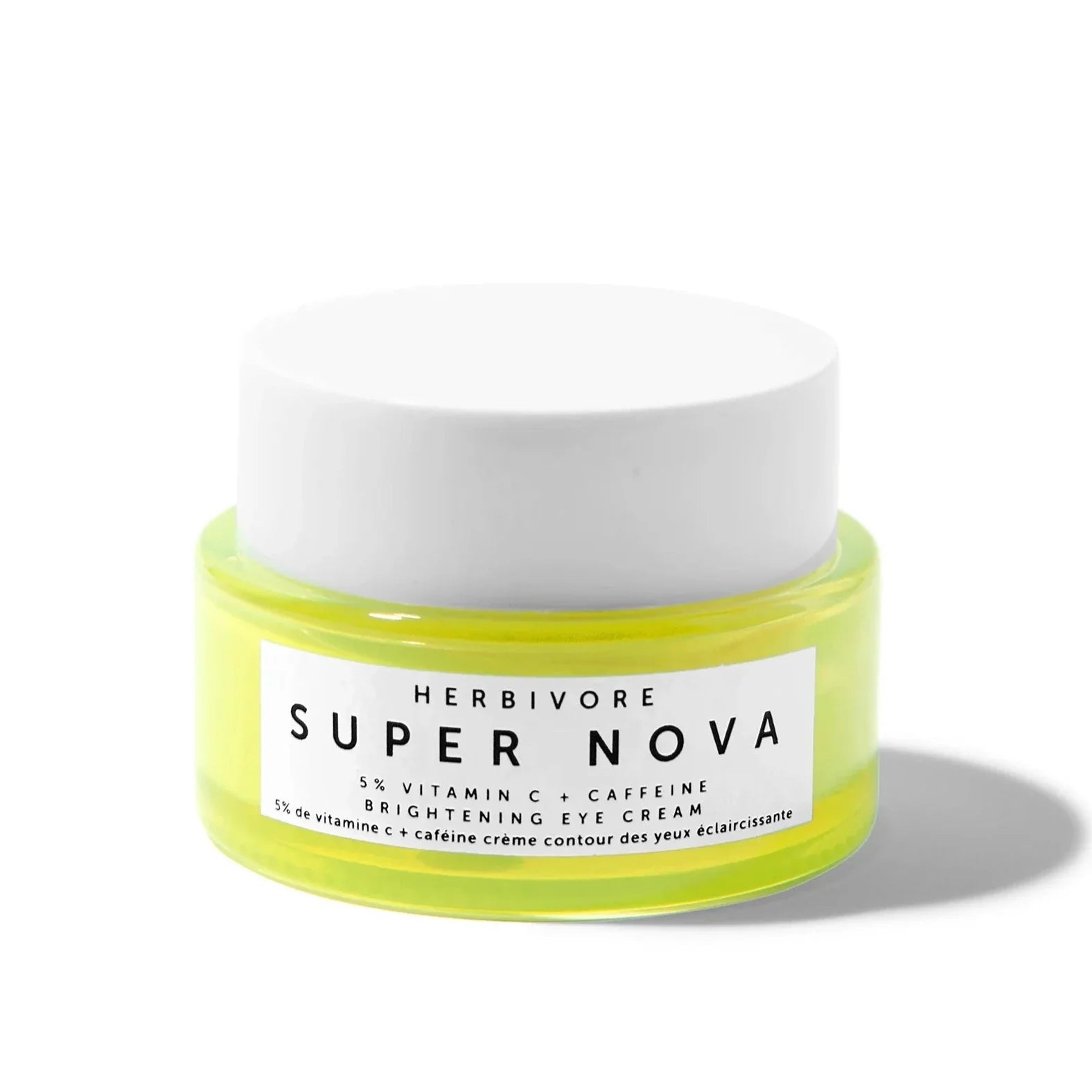 Super Nova Brightening Eye Cream on white background.
