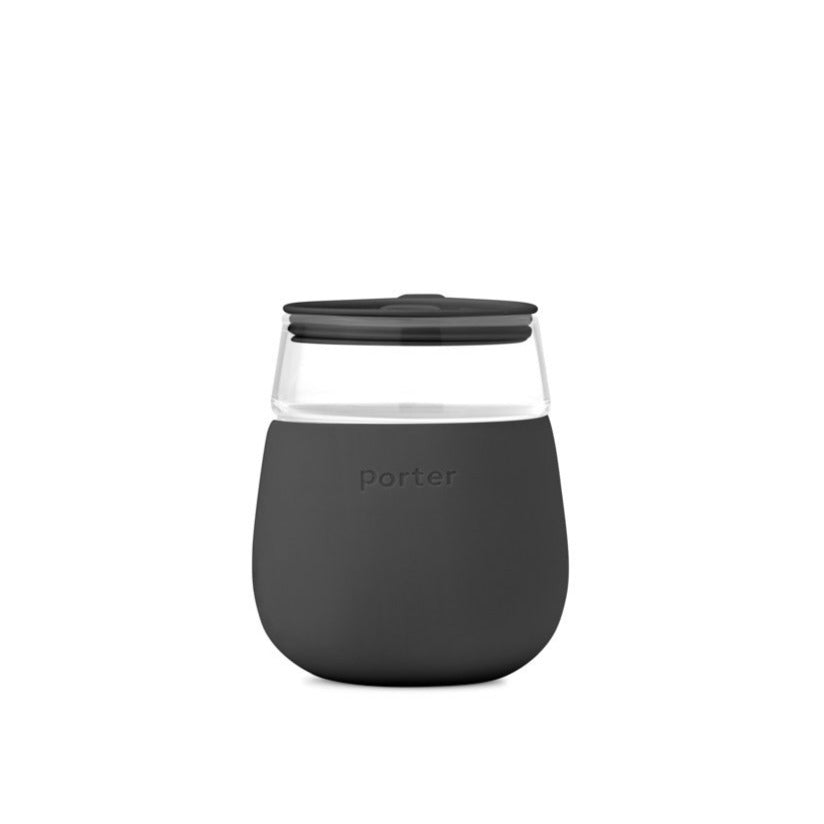 Charcoal Glass Cup