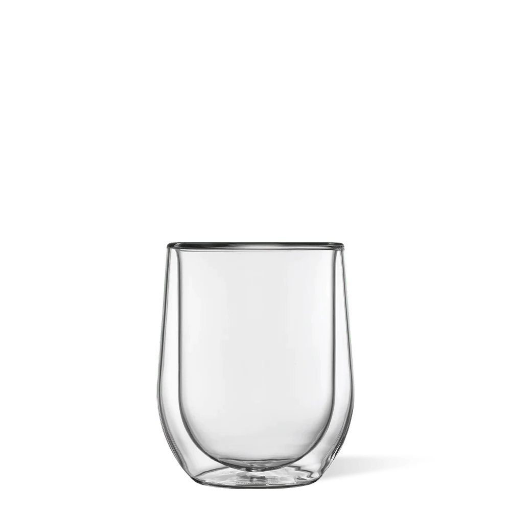 Clear Stemless Glasses (Set of 2)